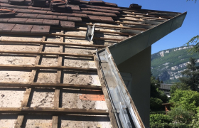 Chantier, à Saint-Egrève 