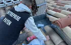 Chantier, à Sassenage, dans le 38