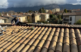 Chantier, à Sassenage, dans le 38